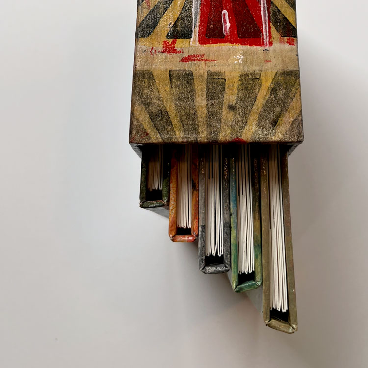 photo of screen with painted on screen filler